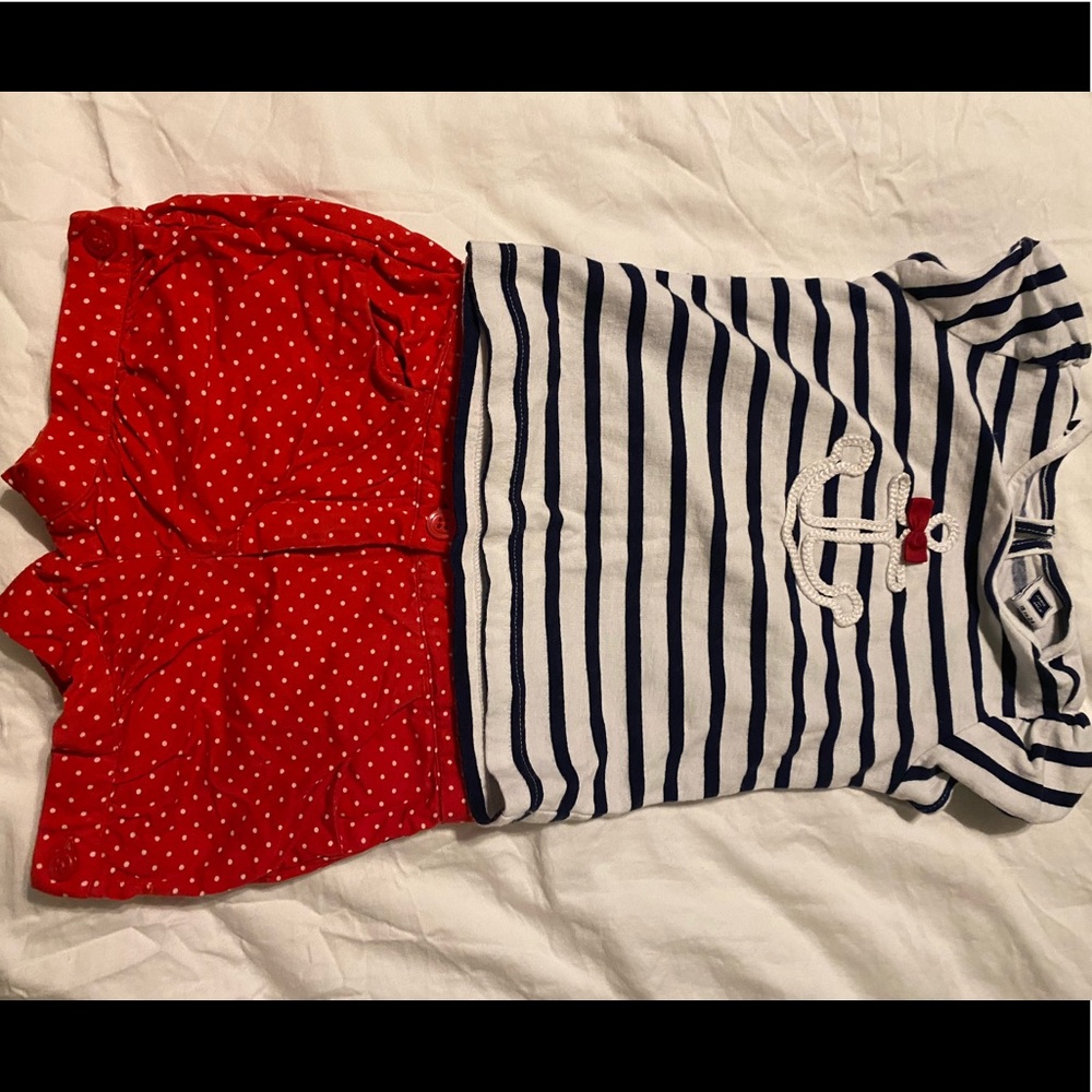 Janie and Jack nautical outfit. Size 18-24 months.